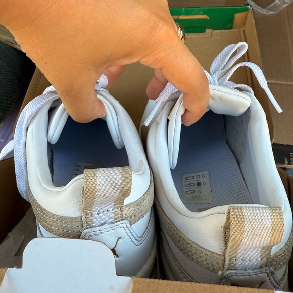 Puma Mayze Women’s white peyote leather platform sneaker - Picture 7 of 8